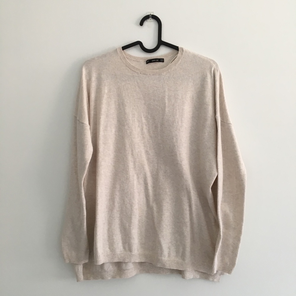Zara Long Sleeved Soft Knit Sweater